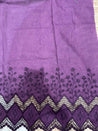 Cut Piece SALE- Premium Designer HAKUBA CHIKANKARI FABRICS IN SALE - Cut SIZE (2.75) METER