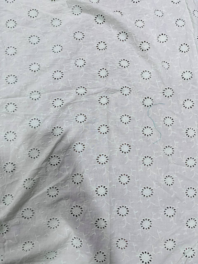 Cut Piece SALE- Premium Designer HAKUBA CHIKANKARI FABRICS IN SALE - Cut SIZE (2) METER