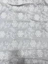 Cut Piece SALE- Premium Designer HAKUBA CHIKANKARI FABRICS IN SALE - Cut SIZE (1.50) METER