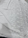 Cut Piece SALE- Premium Designer HAKUBA CHIKANKARI FABRICS IN SALE - Cut SIZE (1.50) METER