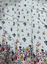 Cut Piece SALE- Premium Designer HAKUBA CHIKANKARI FABRICS IN SALE - Cut SIZE (2) METER