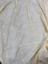 Cut Piece SALE- Premium Designer HAKUBA CHIKANKARI FABRICS IN SALE - Cut SIZE (2.30) METER