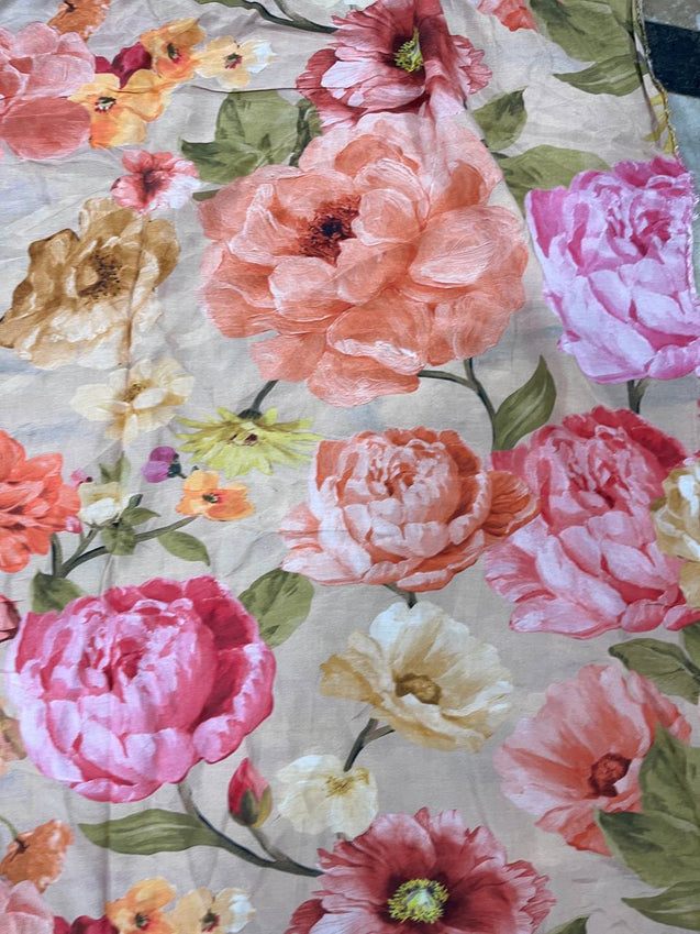 Cut Piece SALE- Premium Designer HAKUBA CHIKANKARI FABRICS IN SALE - Cut SIZE (0.45) METER