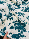 Most Premium Pure Cotton Hakuba Chikankari Printed Fabric (Big WIDTH!!)