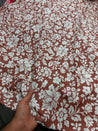 Most Premium Pure Viscose LINEN PRINTED Fabric (Big WIDTH!!)