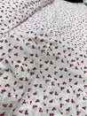 Most Premium Pure Mul Cotton Hakuba Chikankari Printed Fabric (Big WIDTH!!)