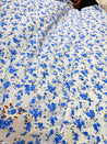 Most Premium Pure Mul Cotton Hakuba Chikankari Printed Fabric (Big WIDTH!!)