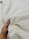Most Premium Pure Sher Shakkar Cotton LINEN Checks PRINT (Big WIDTH!!)