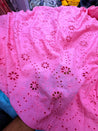 Most Premium Pure Hakuba Chikankari Cotton Fabric (Big WIDTH!!)
