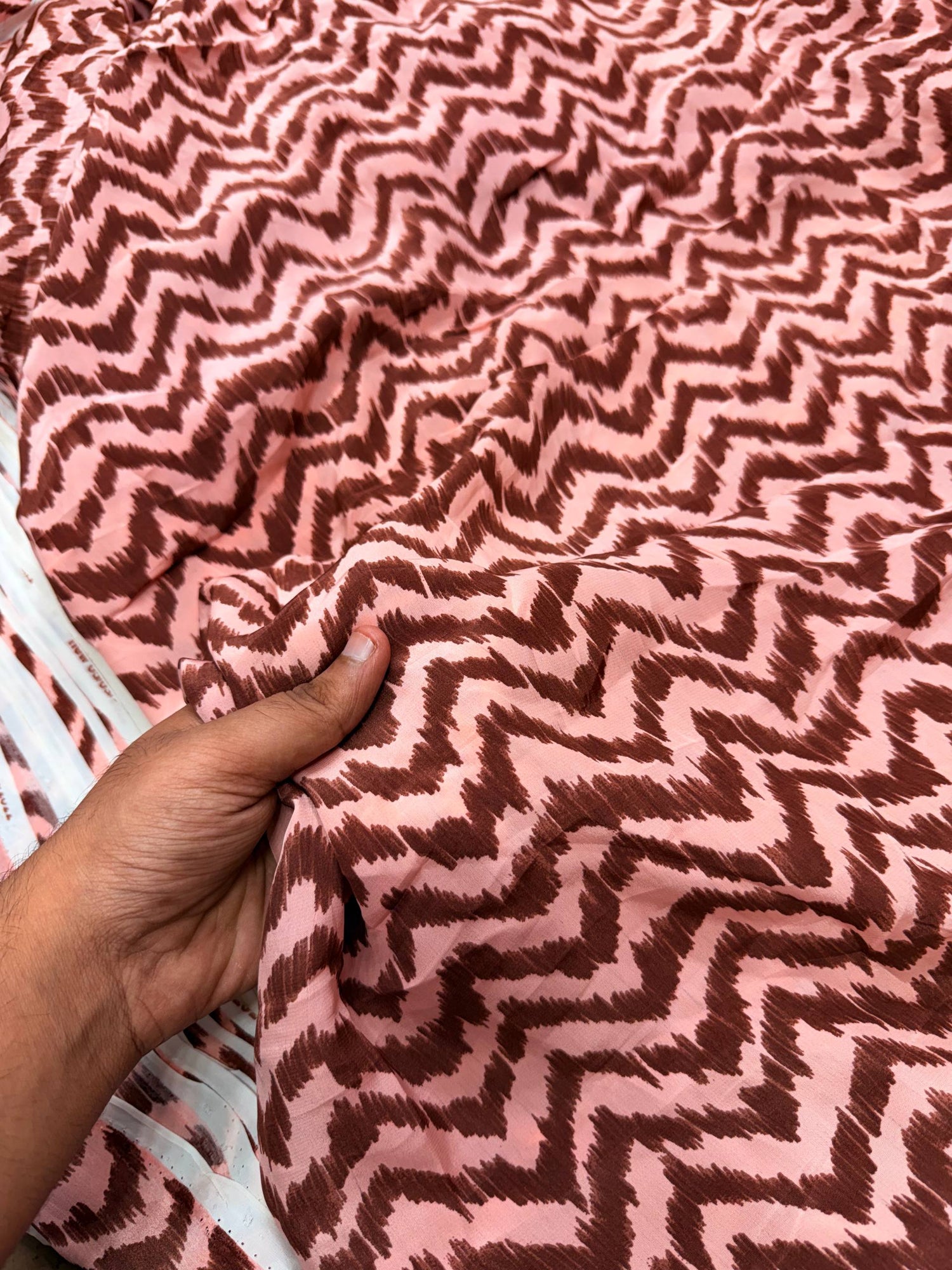 Most Premium BRANDED Pure Natural CREPE PRINTED FABRIC (Big WIDTH!!)