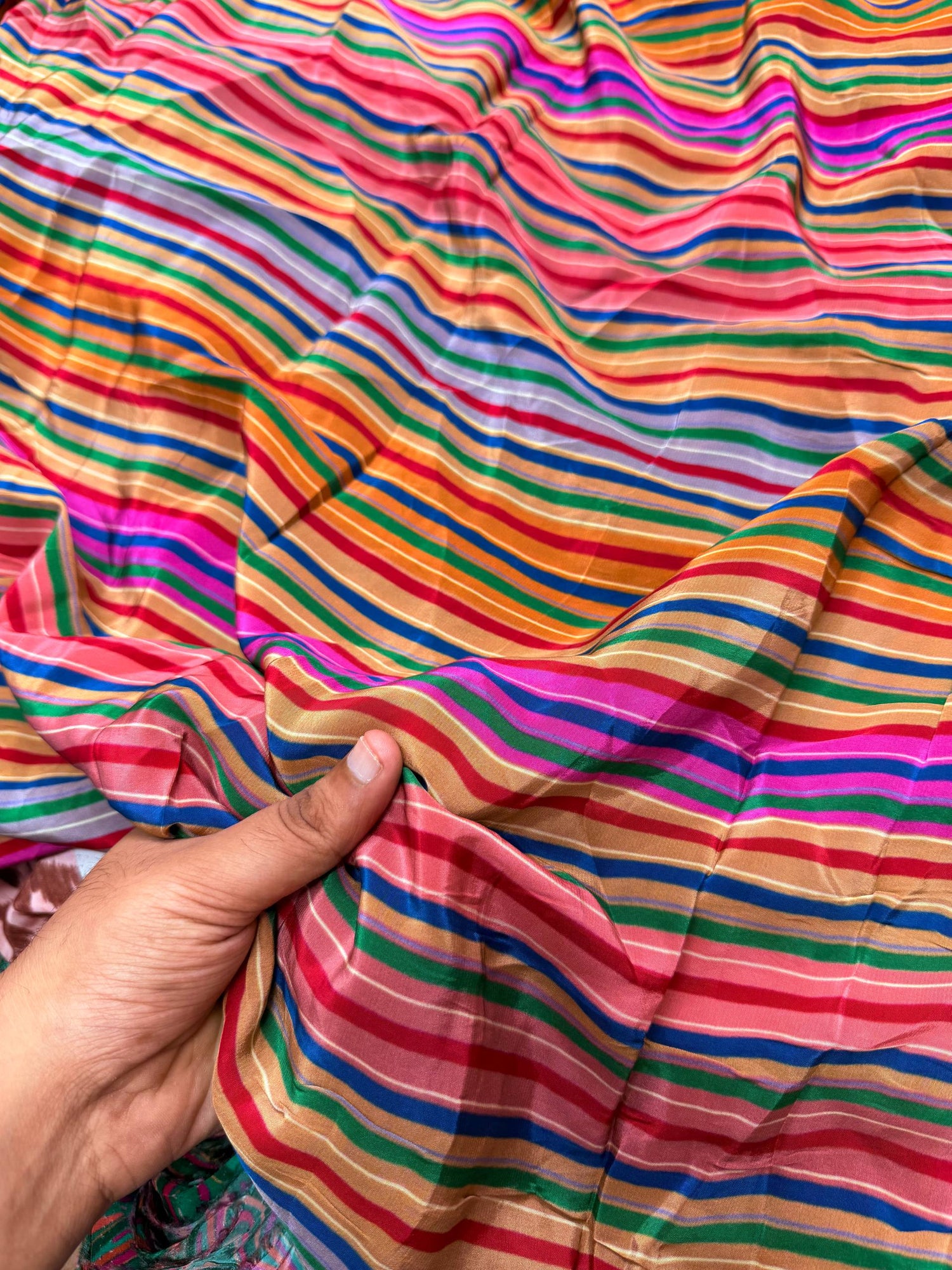 Most Premium BRANDED Pure Natural CREPE PRINTED FABRIC (Big WIDTH!!)