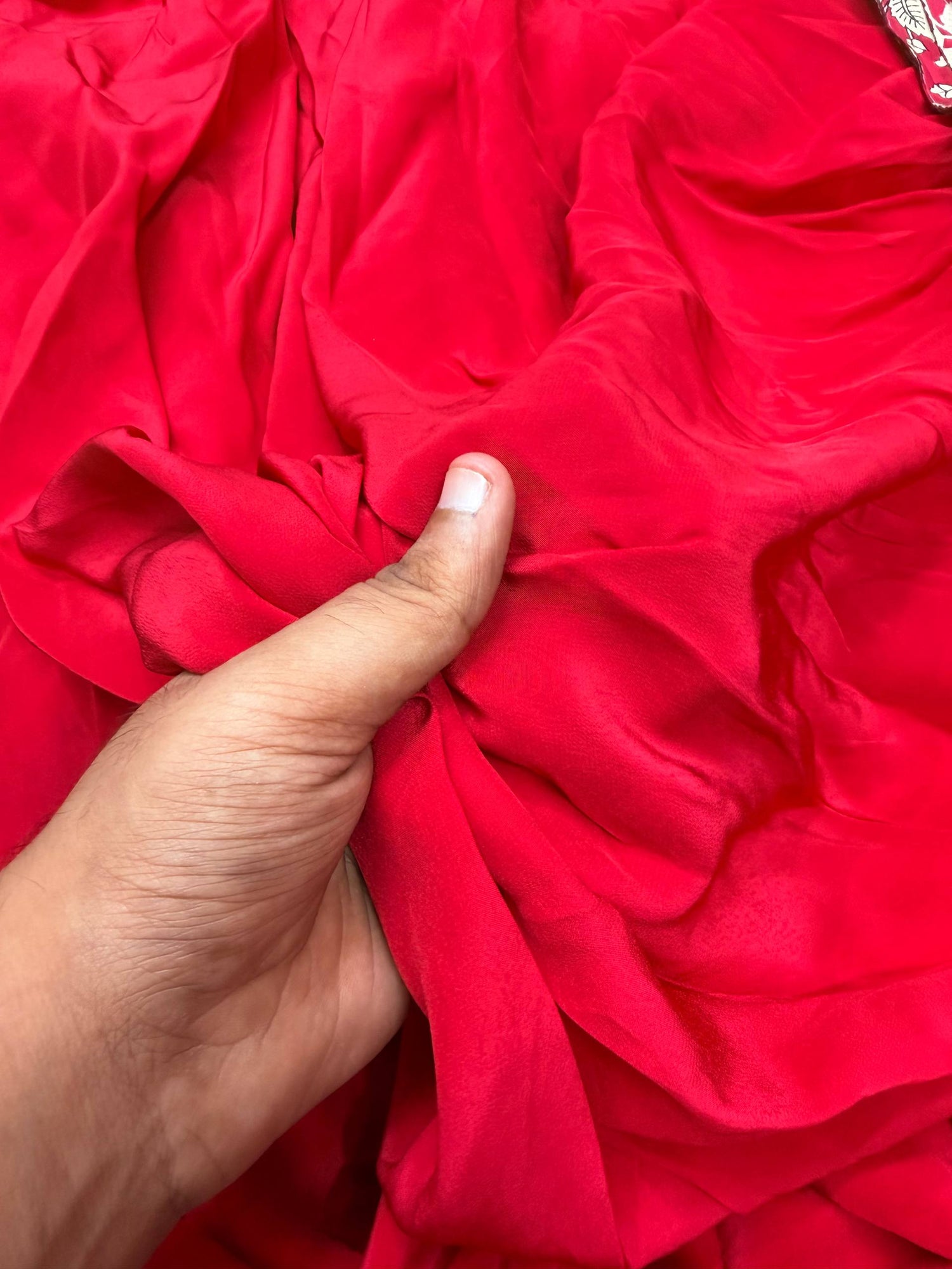 Most Premium Pure Natural CREPE FABRIC (Big WIDTH!!)