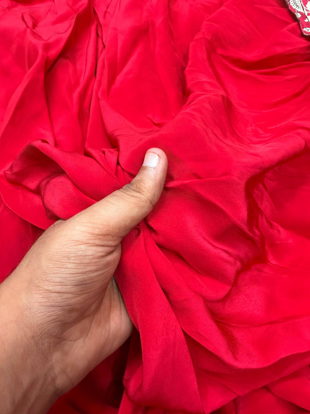 Most Premium Pure Natural CREPE FABRIC (Big WIDTH!!)