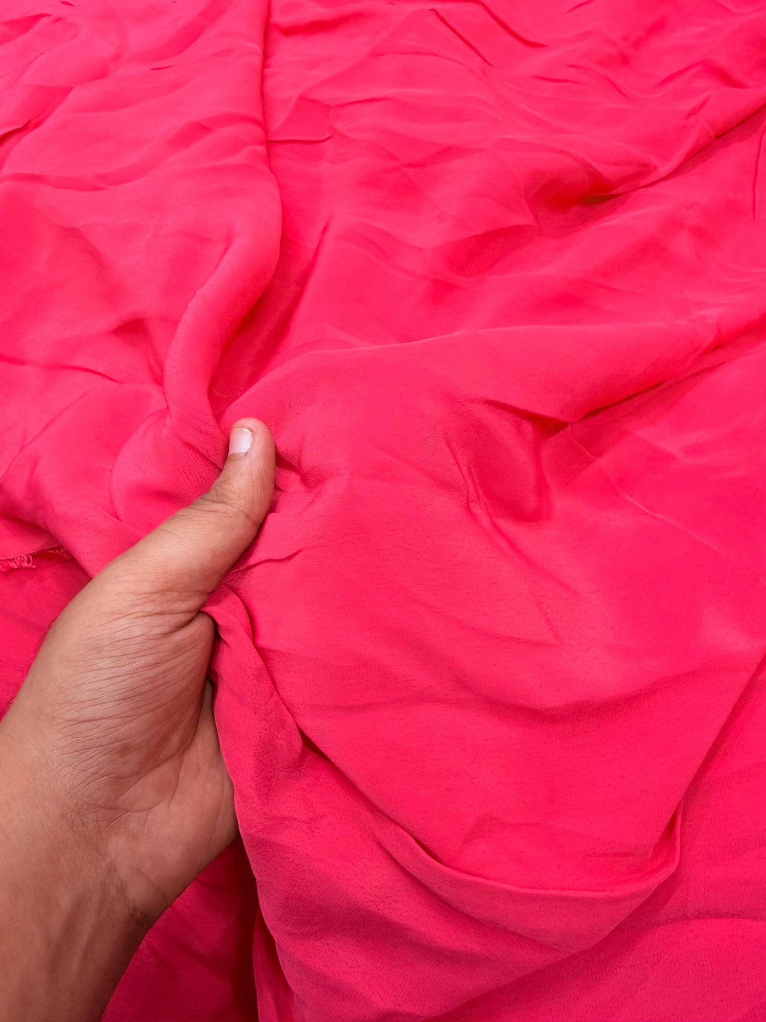 Most Premium Pure Natural CREPE FABRIC (Big WIDTH!!)