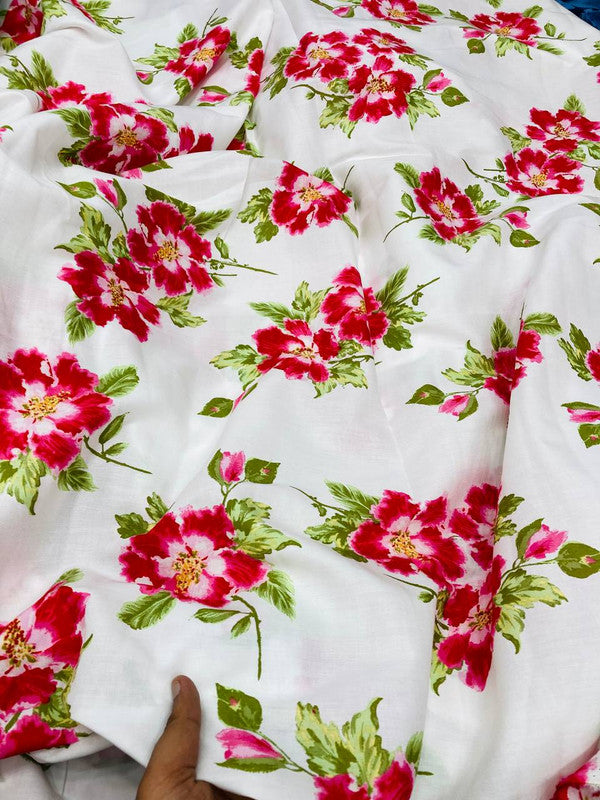 Most Premium BRANDED Pure Modal Cotton PRINTED FABRIC (Big WIDTH!!)