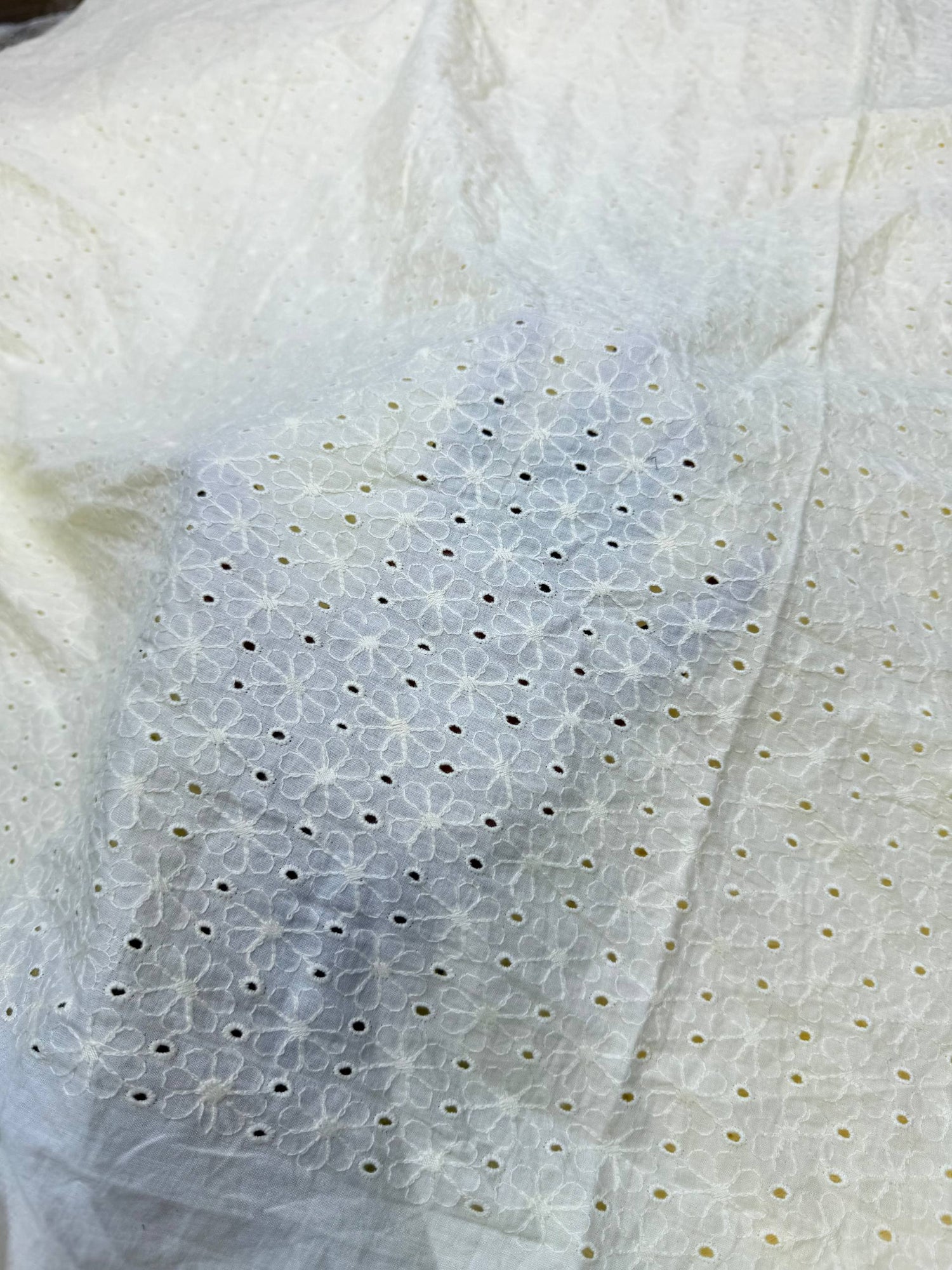 (On SALE PRICES) Most Premium Pure Hakuba Chikankari Cotton Fabric (Big WIDTH!!)
