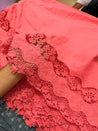 (On SALE PRICES) Most Premium Pure Hakuba Chikankari Cotton Fabric (Big WIDTH!!)