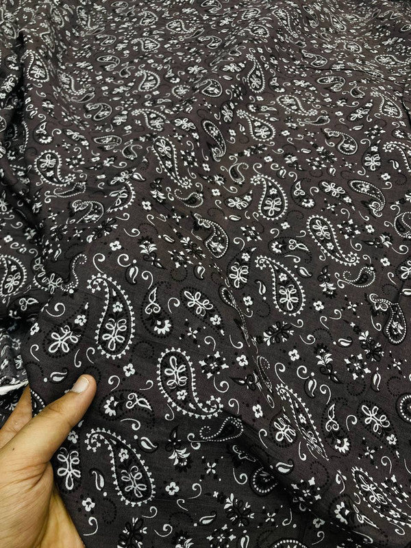 Most Premium Pure Mul Cotton PRINTED FABRIC (Big WIDTH!!)