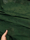 Premium Fine Hakuba Chikan Work On Pure Mul Cotton FABRIC (Big WIDTH!!)
