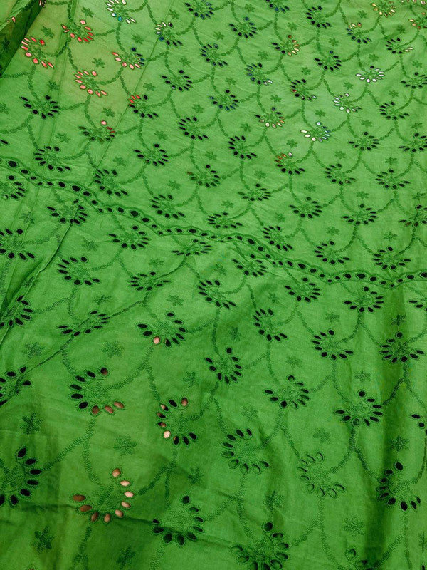 Most Premium Pure Cotton Hakuba Chikankari Fabric (Big WIDTH!!)