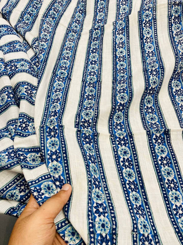 Most Traditional Premium Quality Of Pure HAND Kalamkari Ajrakh Printed Fabric