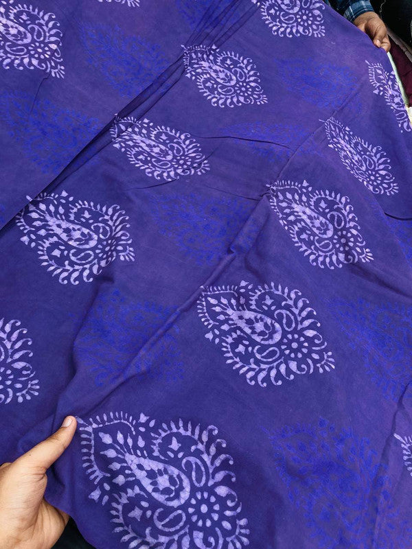 Most Traditional Premium Quality Of Pure HAND Kalamkari Ajrakh Printed Fabric