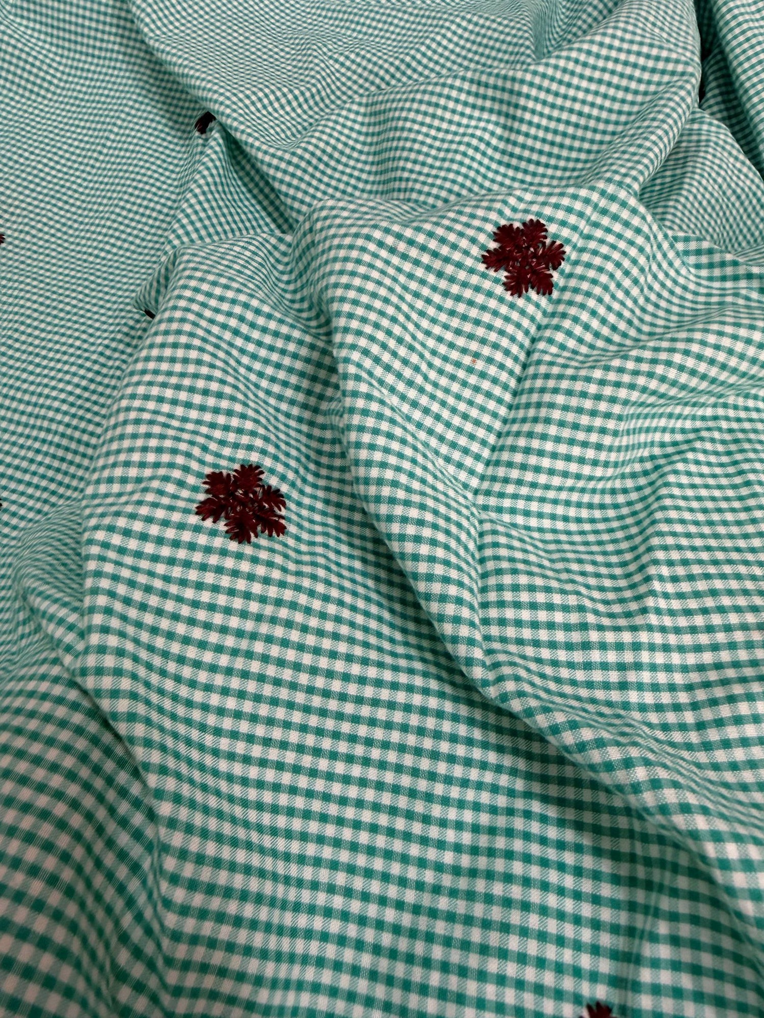 Most Premium Pure Hakuba Chikankari Cotton Fabric (Big WIDTH!!)