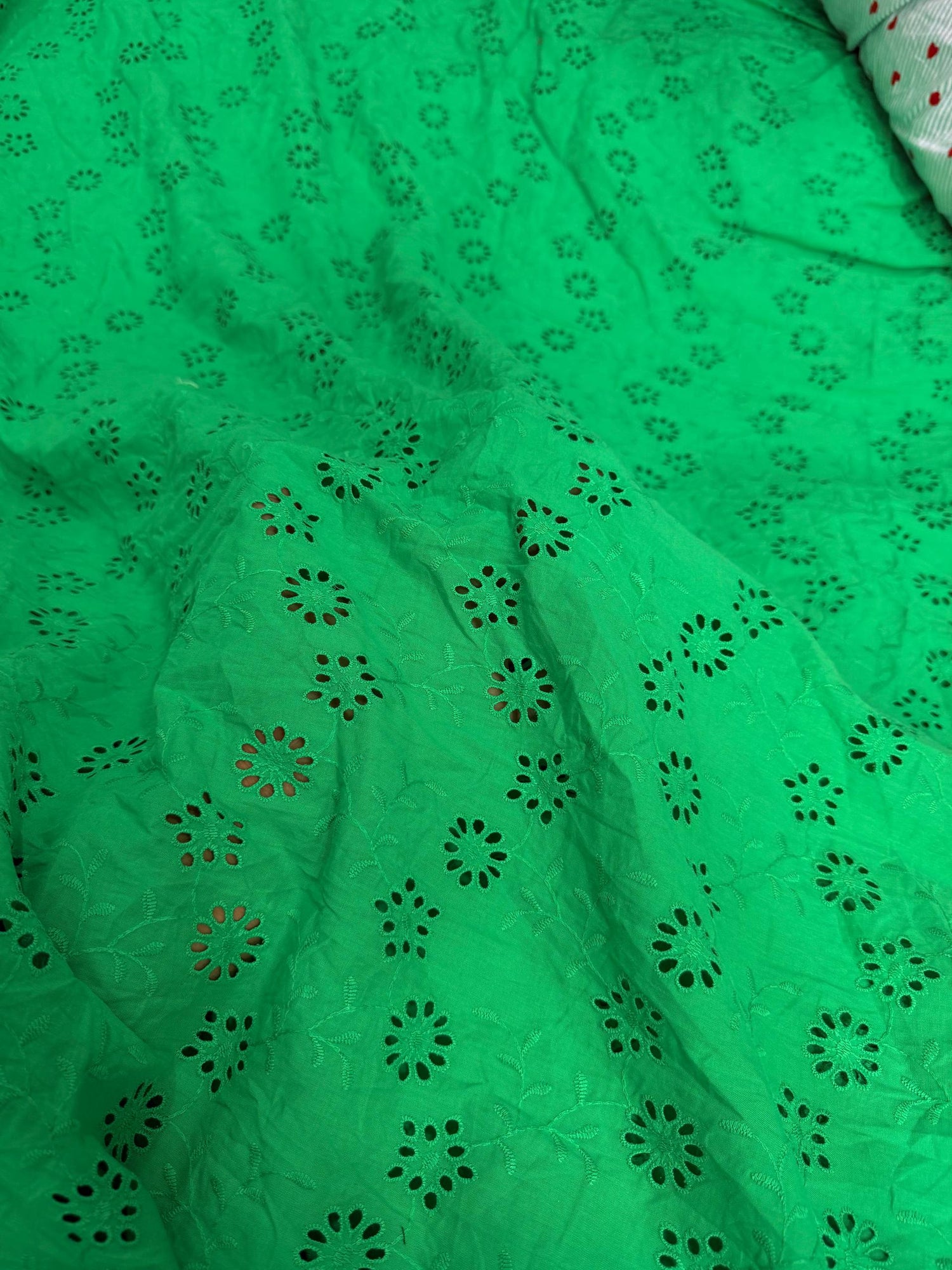 Most Premium Pure Hakuba Chikankari Cotton Fabric (Big WIDTH!!)