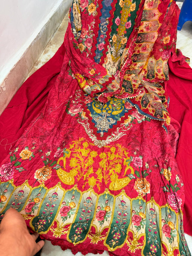 (SALE Discounted Prices) Premium Complete Suits Collection With Dupatta