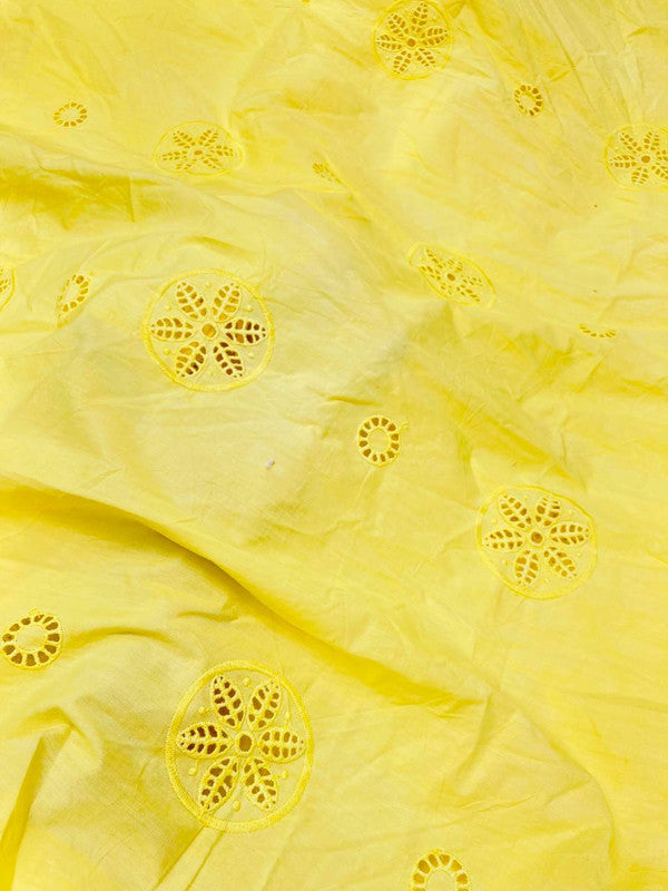 Most Premium Pure Cotton Hakuba Chikankari Fabric (Big WIDTH!!)