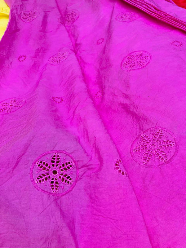 Most Premium Pure Cotton Hakuba Chikankari Fabric (Big WIDTH!!)