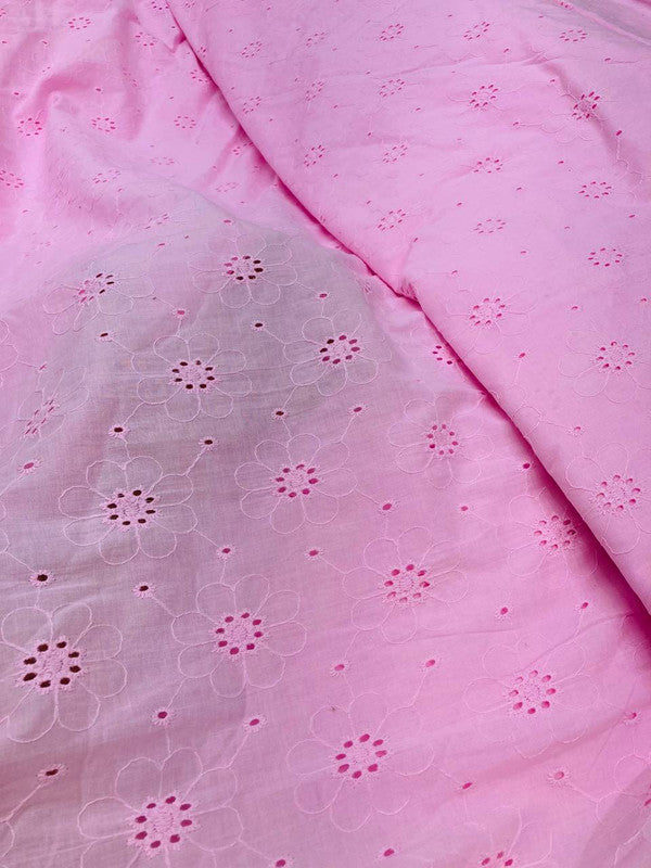 Most Premium Pure Cotton Hakuba Chikankari Fabric (Big WIDTH!!)
