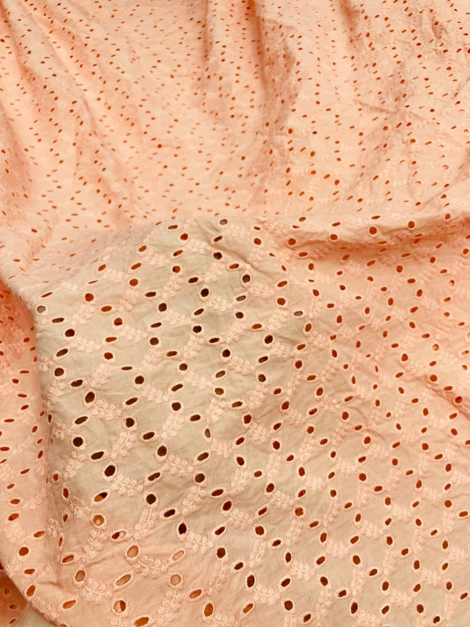 Most Premium Pure Cotton Hakuba Chikankari Fabric (Big WIDTH!!)