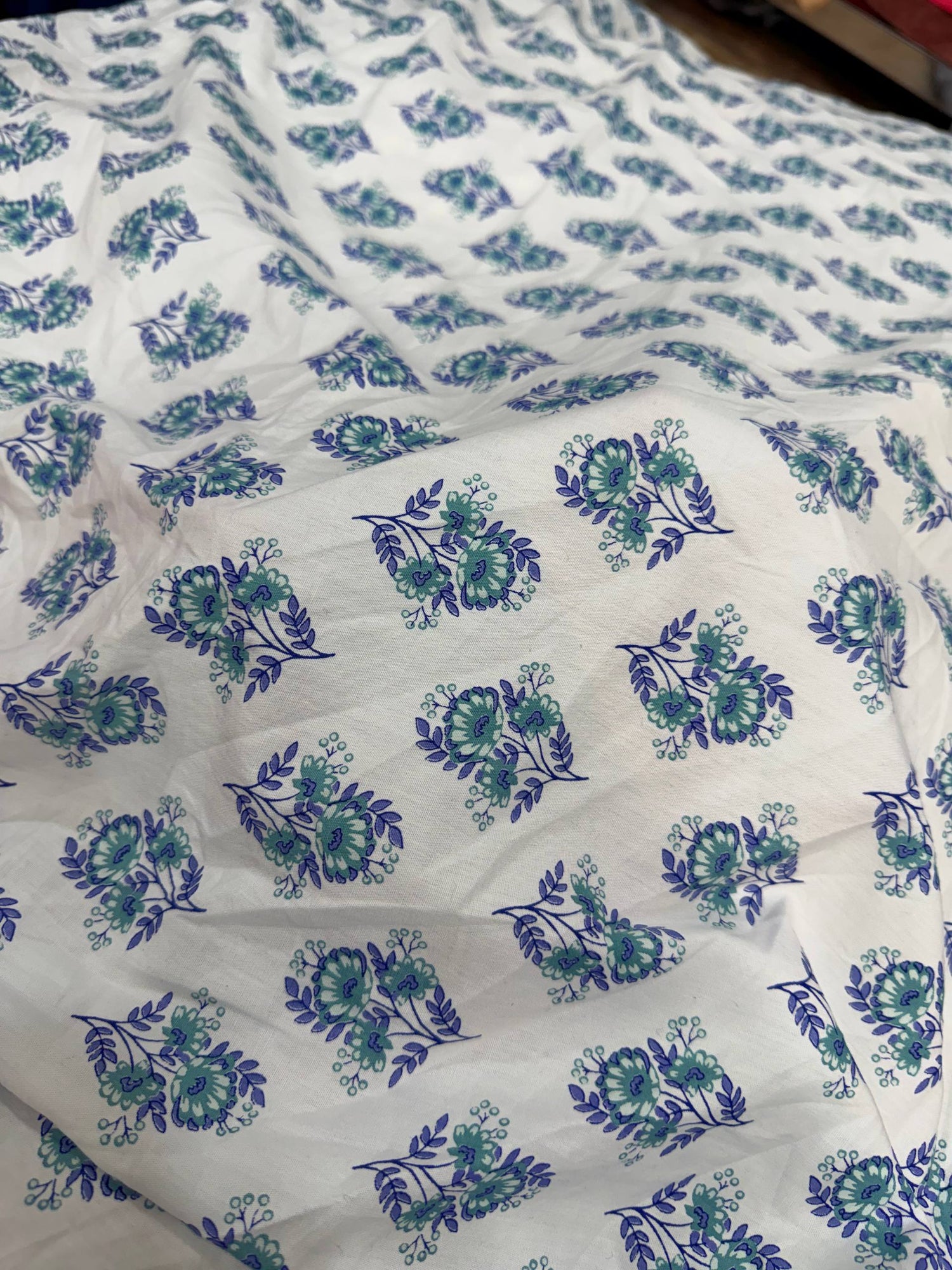 Most Premium Pure Mul Cotton Printed Fabric (Big WIDTH!!)