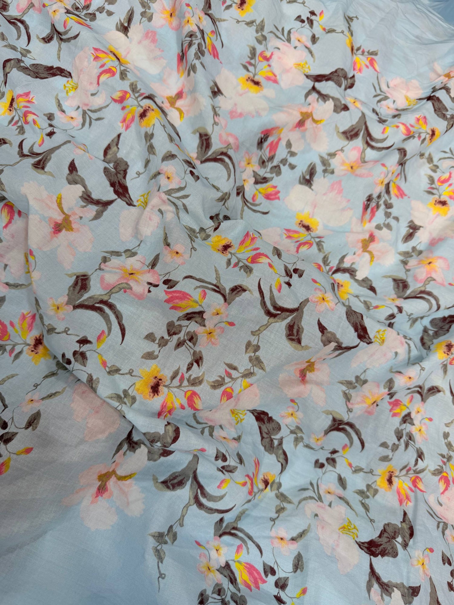 Most Premium Pure Mul Cotton Printed Fabric (Big WIDTH!!)