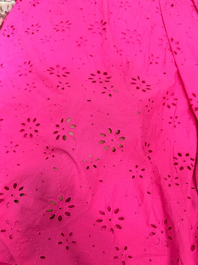 Most Premium Pure Hakuba Chikankari Cotton Fabric (Big WIDTH!!)