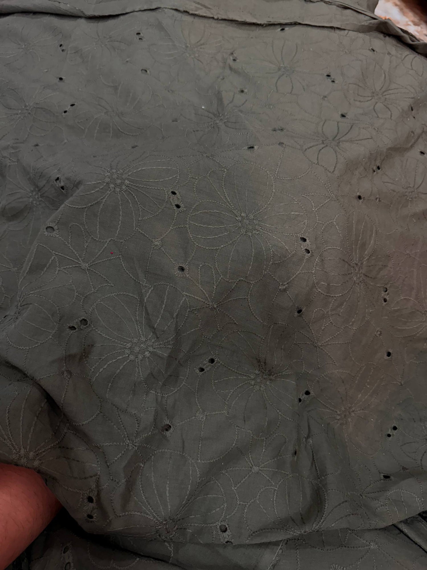 Most Premium Pure Hakuba Chikankari Cotton Fabric (Big WIDTH!!)