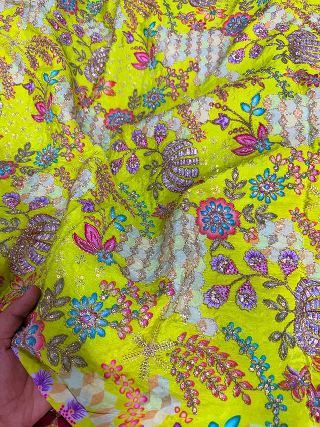 (Sale Discounted Prices) Premium Imported Position Printed CREPE