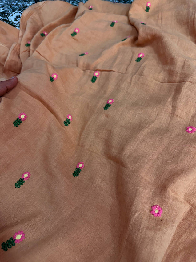 (Sale Discounted Prices) Most Premium Pure Double Cloth Cotton EMBROIDERY FABRIC (Big WIDTH!!)