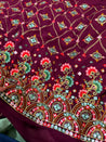 (Sale Discounted Prices) Most Premium Pure Georgette Embroidery FABRIC (Big WIDTH!!)