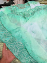 Most Premium Pure Organza Fine Border Embroidery Fabric (Big WIDTH!!)