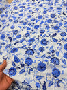 Most Premium Pure PRINTED Hakuba Chikankari Cotton Fabric (Big WIDTH!!)