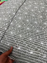 Most Premium Pure PRINTED Hakuba Chikankari Cotton Fabric (Big WIDTH!!)