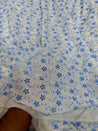 Most Premium Pure Hakuba Chikankari Cotton Fabric (Big WIDTH!!)