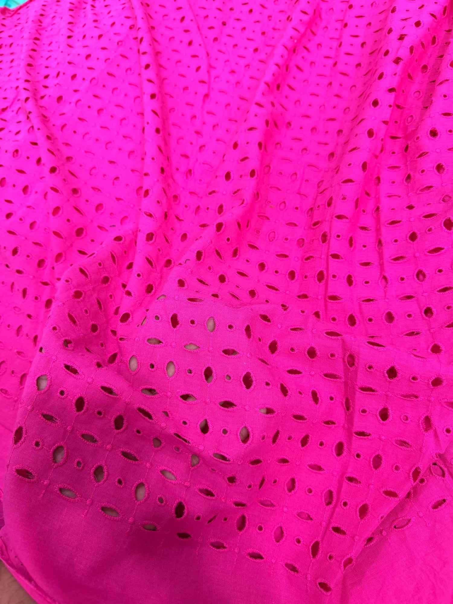 Most Premium Pure Hakuba Chikankari Cotton Fabric (Big WIDTH!!)
