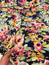 Most Premium BRANDED Pure Natural CREPE PRINTED FABRIC (Big WIDTH!!)