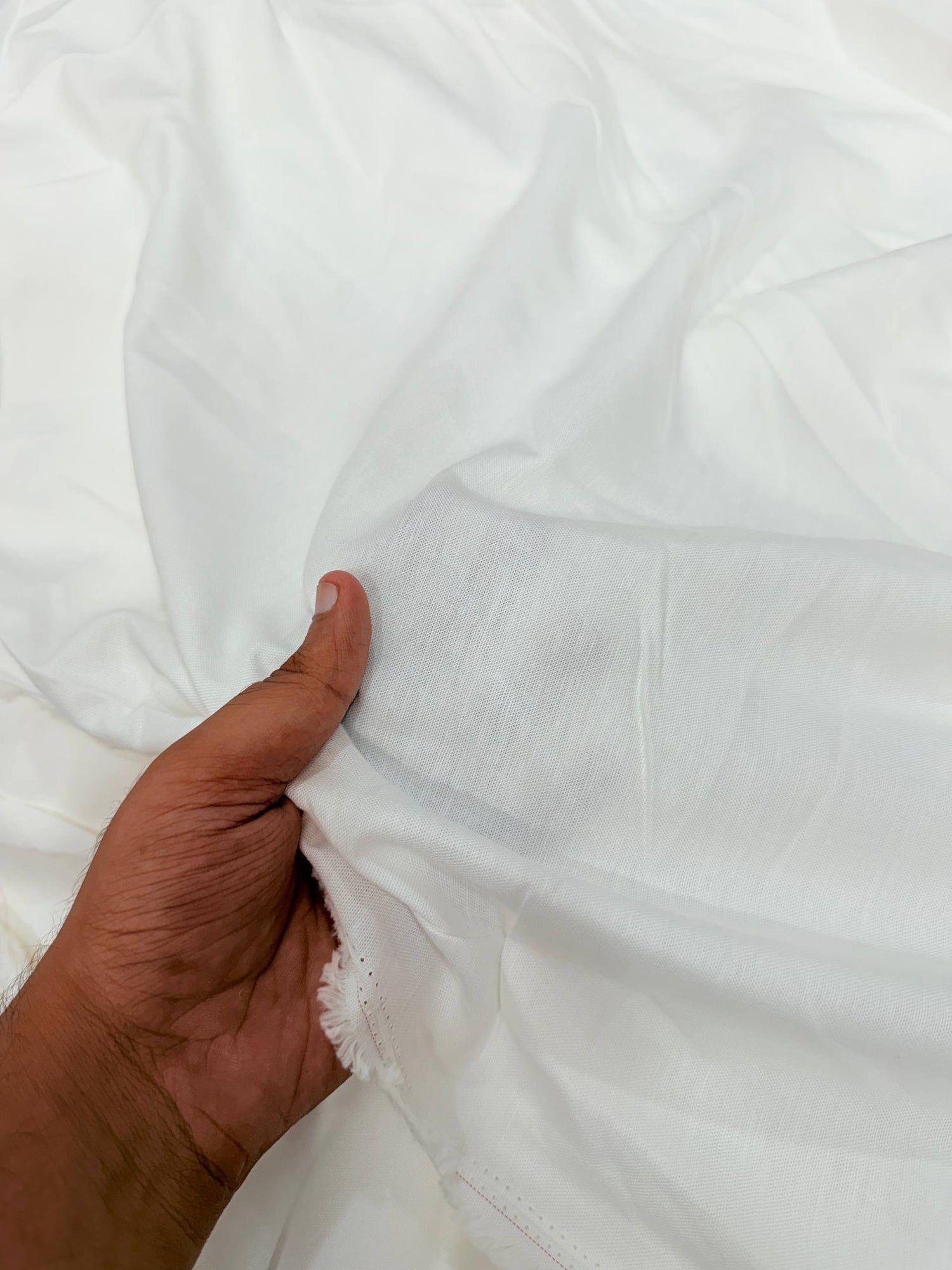 Most Premium Pure Linen Cotton Fabric (Big WIDTH!!) (Dyeable Also)