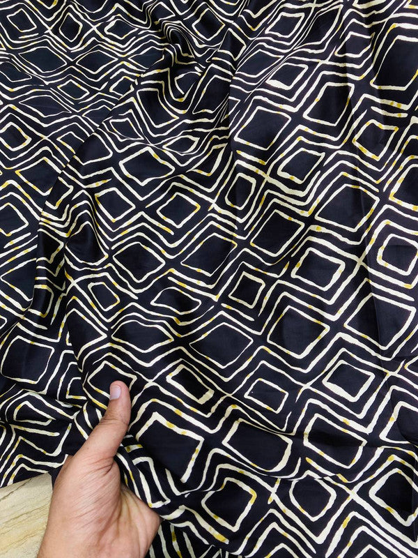 Most Premium PRINTED Pure Modal Cotton Satin FABRIC