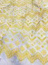 Most Premium Pure Fine Thread Embroidery Cotton FABRIC (Big WIDTH!!)