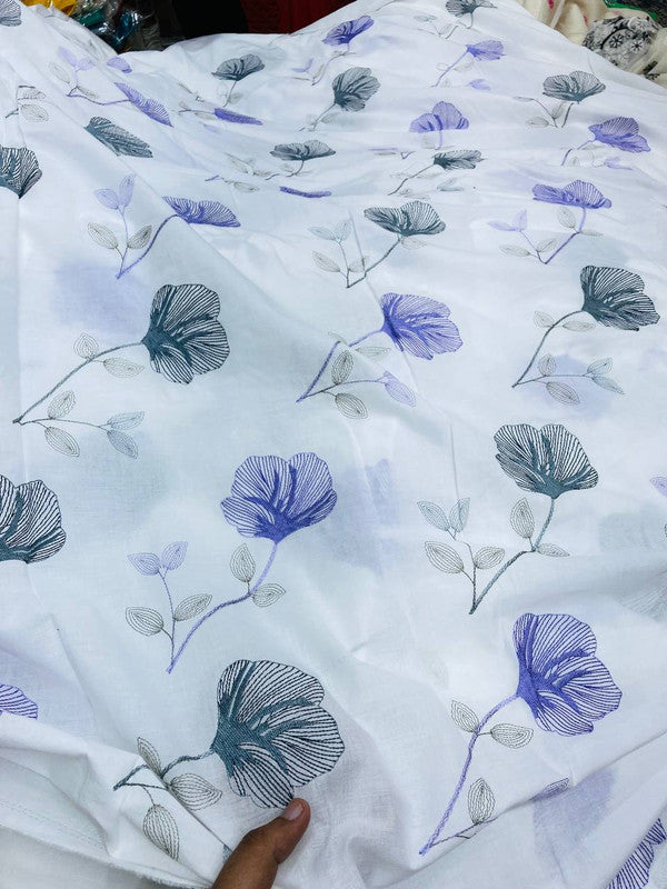 Most Premium Pure Fine Thread Embroidery Cotton FABRIC (Big WIDTH!!)